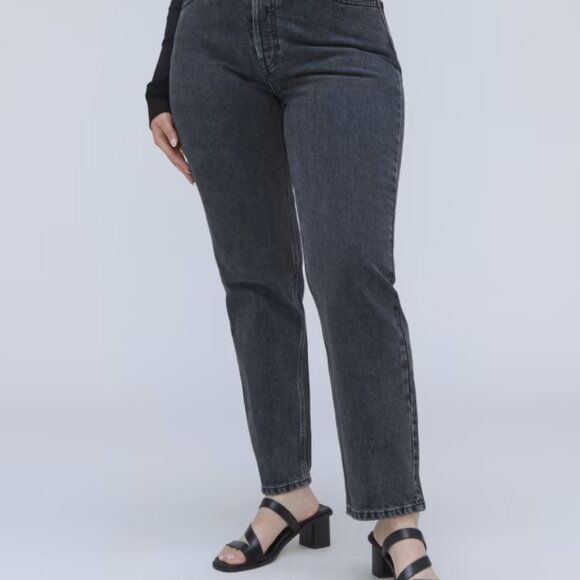 Everlane The '90s Cheeky Hourglass Jean Size 29 in Washed Black, Brand New - Picture 2 of 10
